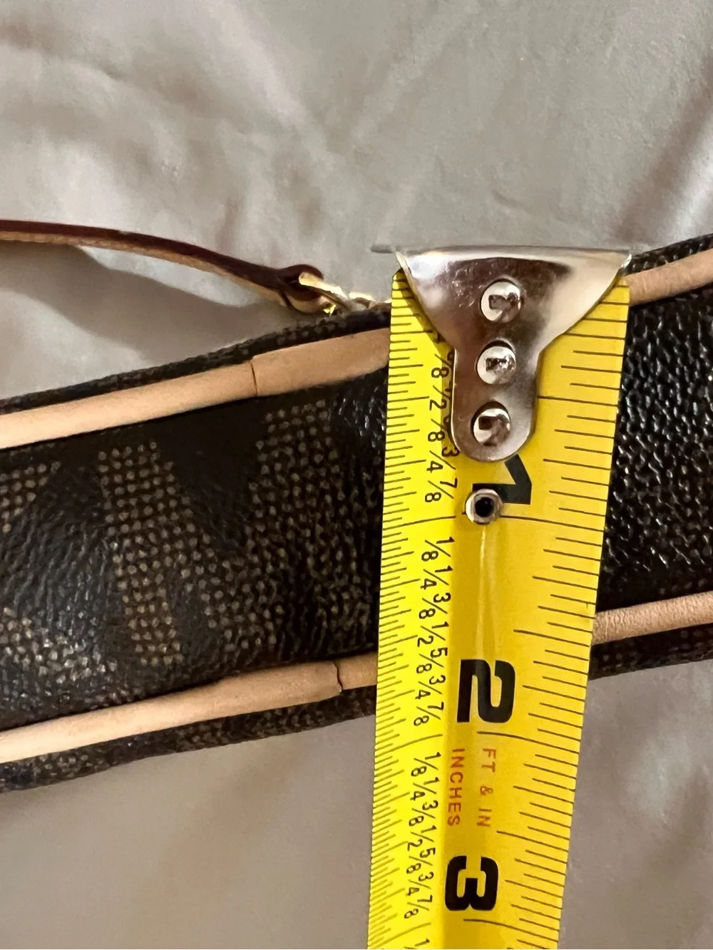 Michael Kors Brown and Tan Logo Crossbody Bag